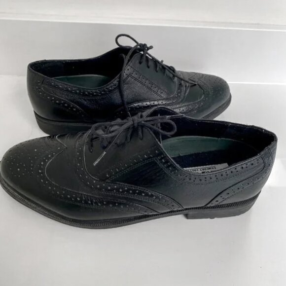 🛍 2 for $25! 🛍 Deer Stags - Comfort Footware - Black Lace up Dress Shoes - Picture 1 of 11